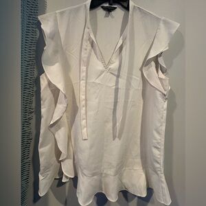 Banana Republic Classic Cream Blouse. Size Medium